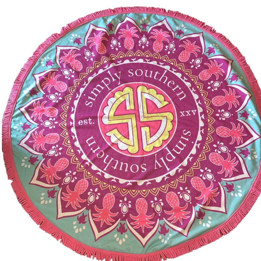 Simply Southern beach blanket